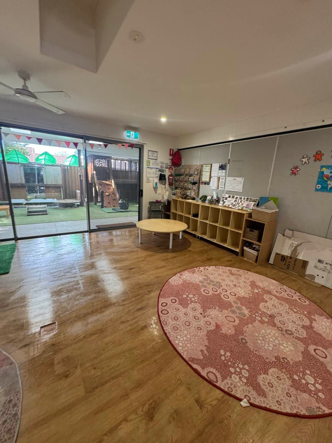 Early learning room floors cleaned by Gold Keys childcare cleaning Gold Coast