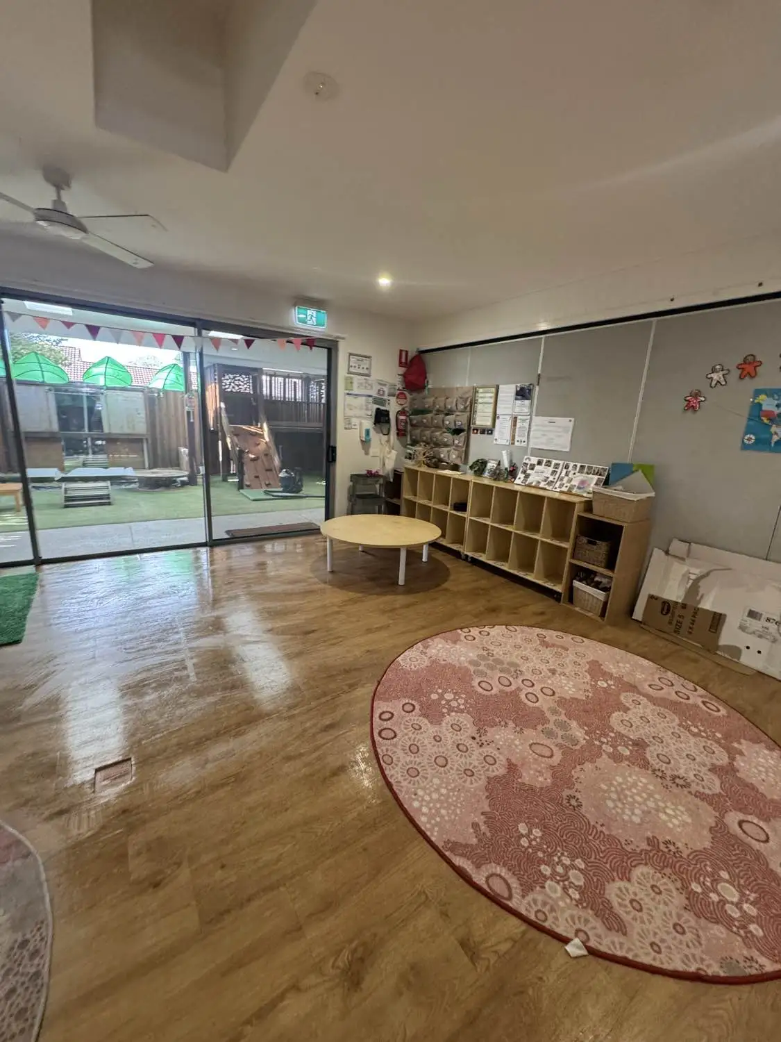 Early learning room floors cleaned by Gold Keys childcare cleaning Gold Coast